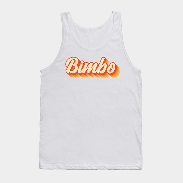 Bimbo - Retro style Tank Top by divinoro trendy boutique